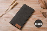 Fashion buttons ultra-thin young High quality PU clutch leather Multi-functional soft leather men's wallet