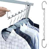 1 pcs Metal iron hanger Clothes hanger Metal multifunctional Hangers with Hook useful kitchen/home supplies