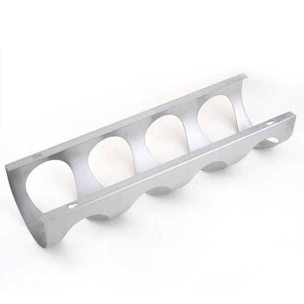 1PC 3 or 4 Hole Stainless Steel Wall Mounted Wine Holder Rack Household Wine Bottle Holder For Homeuse With Screws