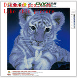 DIY 5D Partial Diamond Embroidery Little tiger Diamond Painting Cross Stitch Kits Diamond Mosaic Home Decoration