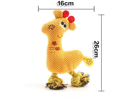 Dog Toys Pets Interactive Plush Chew Squeak Sound Toy Cute Deer Designs Bite Puppy Cat Toys For Dog Accessories pet dog products