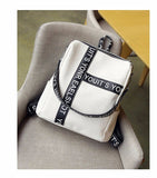 Backpack Female  New Korean Wild School Wind Student Bag Casual Color Letter Backpack Travel Bag