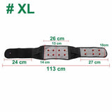 Tcare Adjustable Waist Tourmaline Self heating Magnetic Therapy Back Waist Support Belt Lumbar Brace Massage Band Health Care