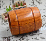 1pc Classic Style Natural Wood Cup Wooden Beer Mugs Drinking For Party Novelty Gifts Eco-friendly 350ml