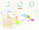 1PCS Hot Selling Bag Style Silicone Tea Strainer Herbal Spice Infuser Filter Diffuser Kitchen Coffee Tea Tools