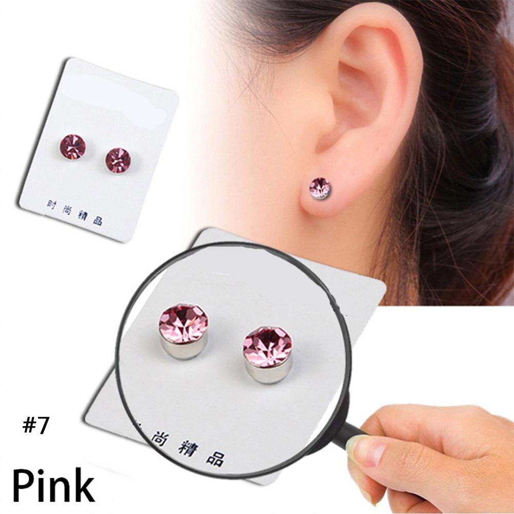 1 Pair Weight Loss Earrings Healthy Stimulating Acupoints Stud Magnetic Therapy Health Care Slimming Tool
