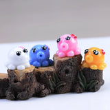 XBJ113 Mini 8pcs Small octopus decoration supplies moss micro landscape deco  Garden deco Creative handicrafts