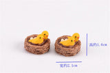 XBJ086 Mini 4pcs Oriole bird Bottle decoration supplies moss micro landscape deco  Garden deco Creative handicrafts