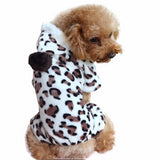 Fleece Dog Hoodies women Autumn winter Wear Pet jumpsuit warm Pet dog Clothes Clothing for Dogs Small dog Four Leg Hoodie