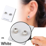 Weight Loss Earrings Healthy Stimulating Acupoints Stud Magnetic Therapy Health Care Slimming Tool 1 Pair
