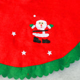 Christmas Decorations For Home Straight Edge 90CM Non-Woven Christmas Tree Skirt Aprons Home Decoration