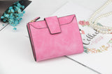 Retro Matte Women Wallet Hasp Zipper Brand Wallets Female Coin Purse PU Leather Lady Money Pouch Bag Candy Color Card Holder
