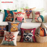 BZ109 Luxury Cushion Cover Pillow Case Home Textiles supplies Lumbar Pillow Mr.cat Pattern decorative throw pillows chair seat