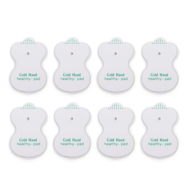 New Russian button Electrical Muscle Stimulator Body Relax Muscle Massager Pulse Tens Acupuncture Therapy Slipper+8 Pads+box