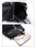 Backpack Female  New Korean Wild School Wind Student Bag Casual Color Letter Backpack Travel Bag