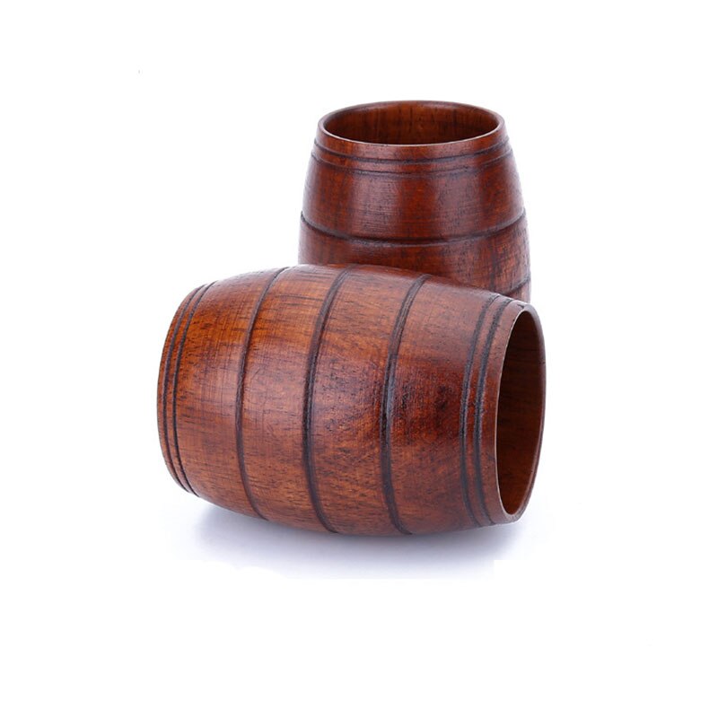 11*6cm Wood Cup Natural Classical Handcrafted Jujube Big Belly Beer Coffee Milk Juice Tea Cup Tumbler Main image