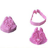 Plastic Biscuits Cartoon Squirrel Shape Fondant Decoration Cake Cookie Chocolate Mold Kitchen Bakeware Cooking Tools