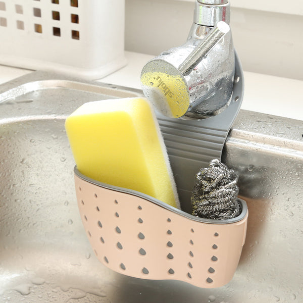Sink Shelf Soap Sponge Drain Rack Bathroom Holder Kitchen Storage Suction Cup Kitchen Organizer Sink kitchen Accessories Wash