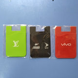 Business Credit Pocket Adhesive Fashion Women Men Cell Phone Card Holder ID Card Holder Slim Case sticker Bus Card