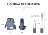 Waterproof Men Shoulder Bag Oxford Crossbody Bags Mini Back Pack Usb Kids Wallet Messenger Bag Men Small Travel Pouch