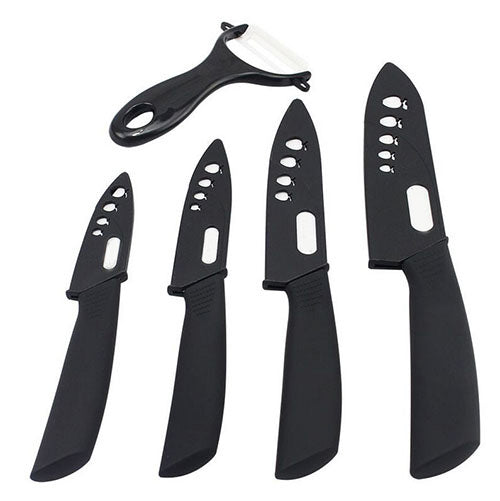 brand high quality kitchen knife ceramic knife set Ceramic Knife Set 3" 4" 5" 6" inch+peeler+Acrylic Stand kitchen