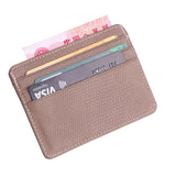 Fashion Women Lichee Pattern Bank Card Package Coin Bag Card Holder Travel Leather Men Wallets Women Credit Card Holder Cover