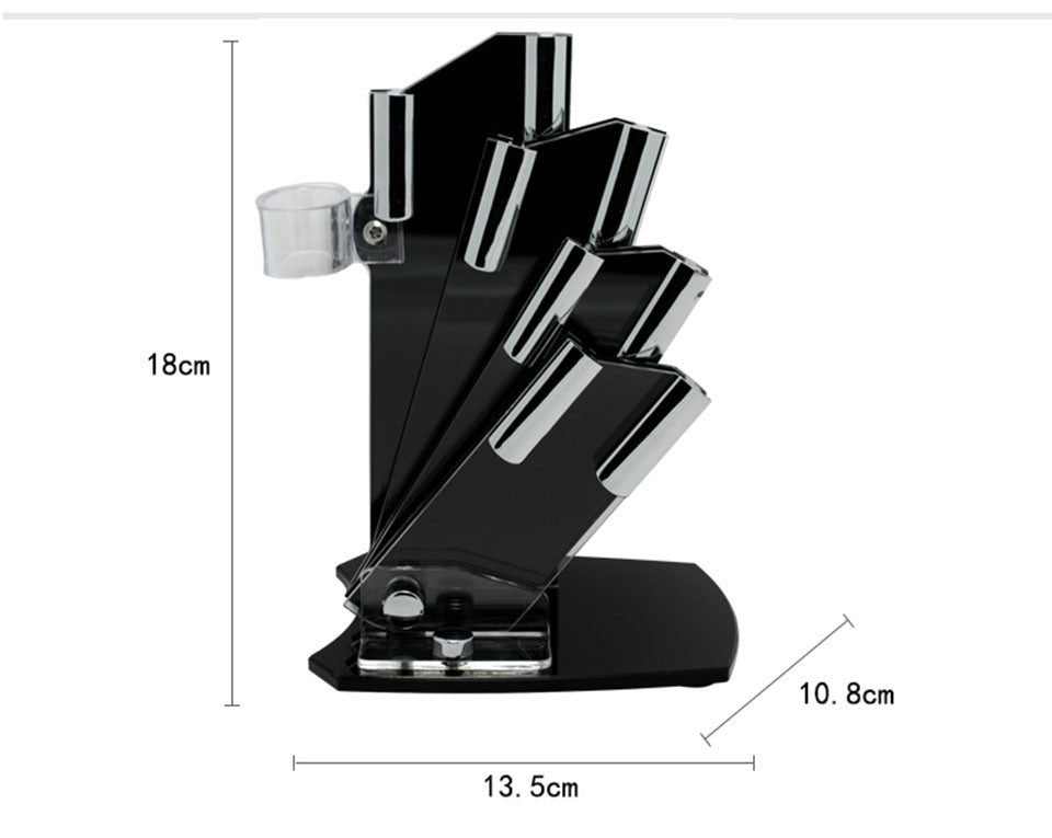 High quality brand Paring Fruit Utility 3" 4" 5" 6" inch + peeler + Acrylic Holder Block Chef Kitchen Ceramic Knife Sets