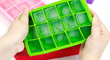 Silicone Ice Cube Tray 15 Perfect Square Ice Tray Superior Mold With Flexible Easy Release Ice Cube Maker Mould