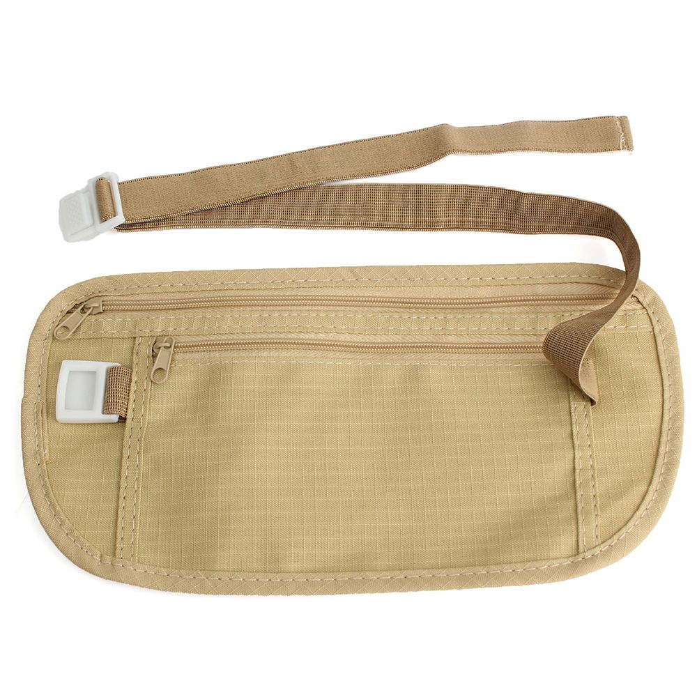 Cloth Travel Pouch Hidden Wallet Passport Money Waist Belt Bag Slim Secret Security Useful Travel Bag