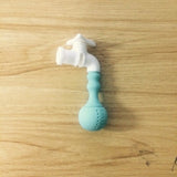 CJ162 Creative 1pc Silicone Water Tap Faucet Shape Tea Infuser Puer Tea Strainer Herbal Spice Filter Flower Tea Bag