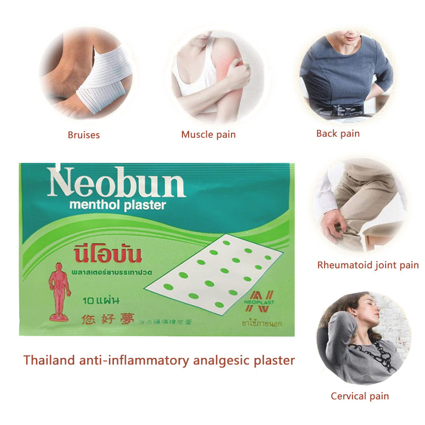 10pcs Pain Back Pain Joint Pain Arthritis Neck Pain Patches Relaxing Massage Thailand neobun Medical Plasters Secondary image