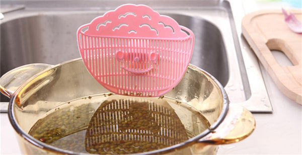 Leaf Shape Rice Wash Sieve Beans Peas strainer Cleaning colander Gadget Rice Washing Device kitchen cooking tools