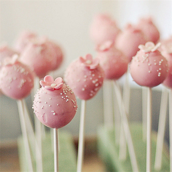 DIY 100Pcs 100mm Pop Sucker Sticks Cake Plastic Lolly Lollipop Candy Chocolate  Modelling Mould Mold