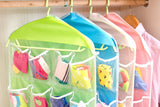 New 16 Pockets Socks Shoe Toy Underwear slippers Glasses Keys Sorting Storage Mails Bag Door Wall Hanging Closet Bags