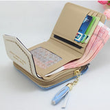 wallets women wallet lady leather purse dollar price wallets high quality purses card holder money female bag LS8736AY