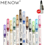 Menow Brand 12 Colors/Set Eyeliner Lip Pencil Waterproof Eye shadow Make up kit Cosmetic 3-in-one Eyes Makeup maquiagem 5471