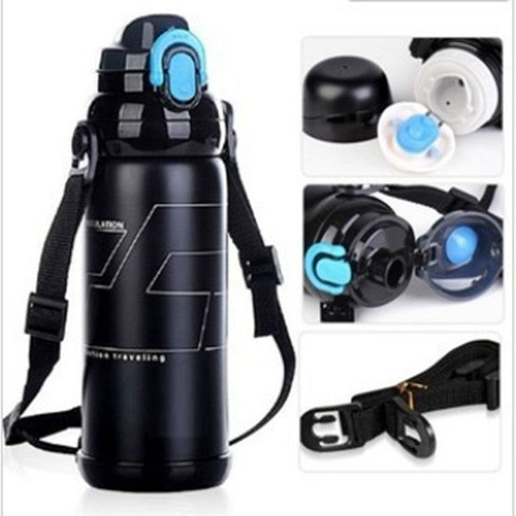CJ020 Stainless steel double vacuum multi-purpose kettle 800ML double cover Multifunctional Portable travel insulation pot Secondary image
