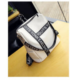 Backpack Female  New Korean Wild School Wind Student Bag Casual Color Letter Backpack Travel Bag