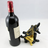 Resin Anubis God Wine Rack Best Wine Bottle Holder Animal Egyptian Dog God Wine Stand Accessories Home Bar Decor