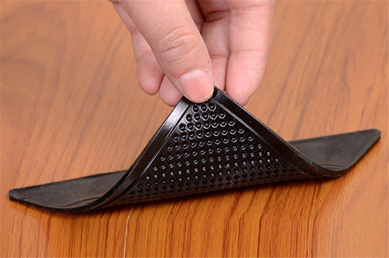Rug Carpet 4 pcs/set Mat Grippers Non Slip Anti-skid Reusable Washable Grip For Home Bath Living Room carpet Accessory