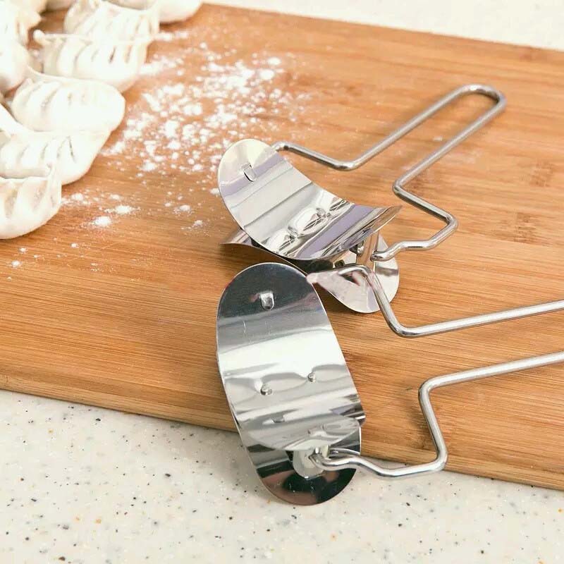 Stainless Steel Dough Press Dumpling Maker Mould Pie Ravioli Pastry Tools Circle Dumpling Wraper Cutter Making Machine