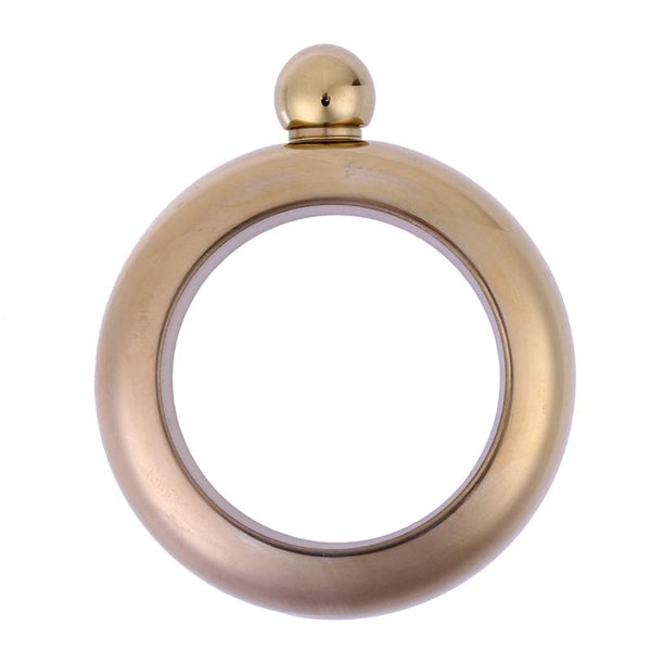 Bangle Bracelet Hip Flask Portable Round Chic Elegant Wine Mixed Bottle 3.5 oz Whiskey Vodka Alcohol Drinkware