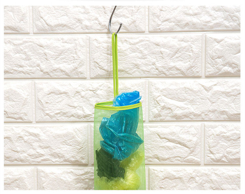 Kitchen Garbage Trash Storage Bag Onion Holder Vegetable Potato Hanging Mesh Fruit Ginger Organizer Container Garlic Food Saver