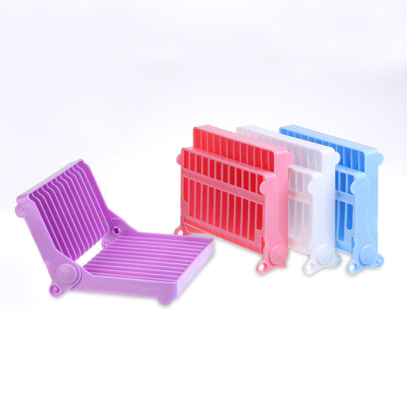 Plastic Foldable Rack Kitchen Dish Racks Shelf Kitchen Holders Drain Cup Rack Secondary image