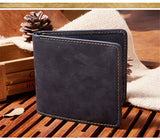 Hot models crazy leather leather men's short wallet retro casual horizontal paragraph bag Card & ID Holders men's purse