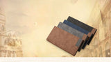 Fashion buttons ultra-thin young High quality PU clutch leather Multi-functional soft leather men's wallet