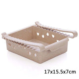 Creative Refrigerator Storage Box Fresh Spacer Layer Storage Rack Drawer Fresh Spacer Sort Kitchen Tool 16.5x15cm