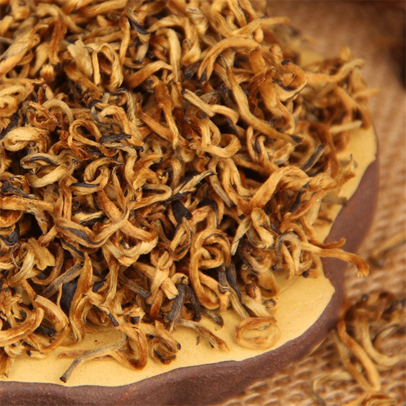 TemuTea 100g Chinese Early Spring Kung Fu Cha Fengqing Dianhong Tea Red Honey Fragrance tea