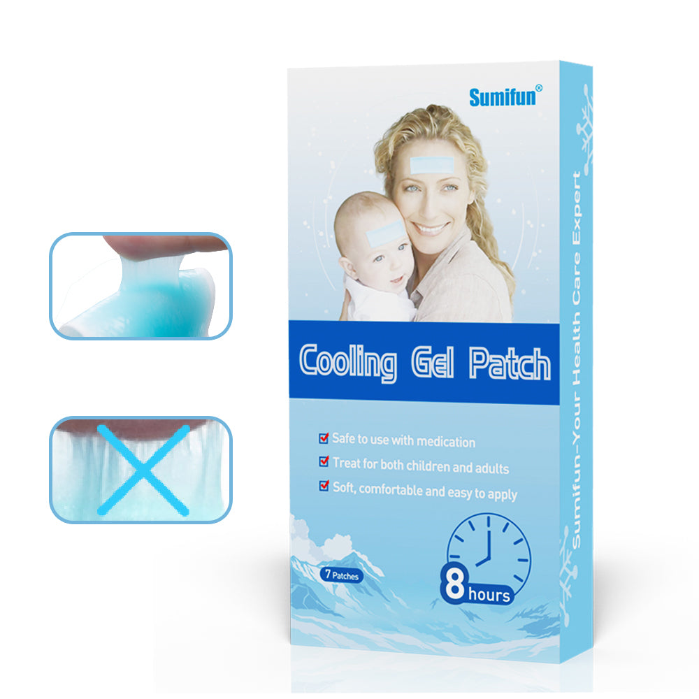 Baby Fever Patch Cooling Gel Sheet for Headache Pain Relief Bring Fever Down Patch Free Shipping K037 7Pcs/box