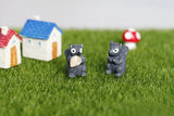 XBJ014 Miniature Decoration Cartoon Crafts Garden Squirrel Ornament Resin Decor Terrarium Figurines Micro Landscape